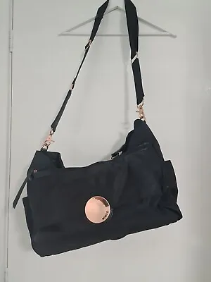 Mimco Lucid Baby Bag Black & Rose Gold Mimco Nappy Bag Mimco Baby Bag Mimco Bag • $159.95