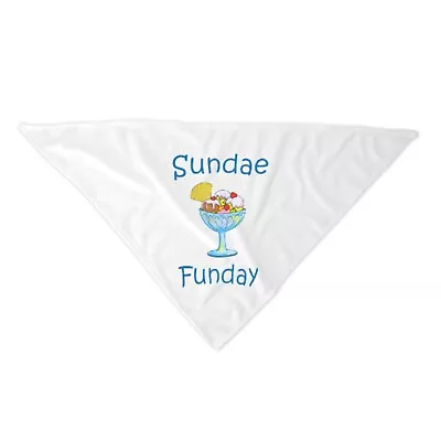 Sundae Funday Dog Bandana - Dog Bandana - Pet Bandana - Ice Cream Sundae - New • $9.99