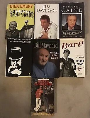 £22 • Buy TV / Film Stars Biography Books Bundle Job Lot - Bill Maynard,Dick Emery Etc