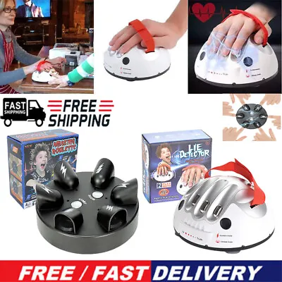 Lie Detector Polygraph Test Liar Spy Shock Fun Machine Dare Truth Party Game Toy • £12.38