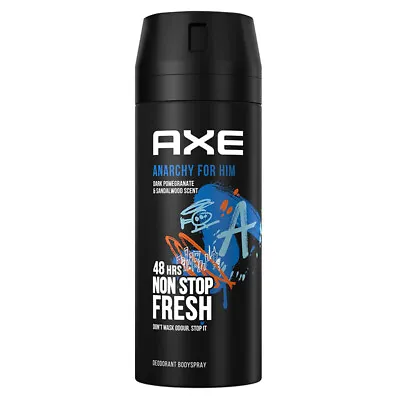 £6.57 • Buy Axe Anarchy For Him 48 Hr Fresh Body Spray & Deodorant, 150ml 