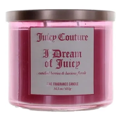 Juicy Couture I Dream Of Juicy 14.5 Oz Soy Wax Blend 3 Wick Candle • $42.95
