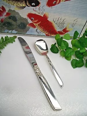 Oneida Silver Community  SOUTH SEAS  Silverplate Dinner Knife & Sugar Spoon • $11.98