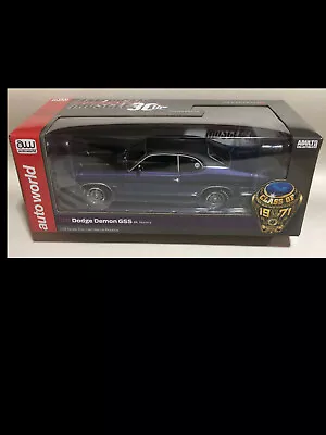 1971 Dodge Demon PURPLE 1:18  Autoworld 1255 • $189.95