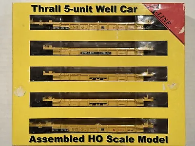 HO A-Line Intermountain K-Line Thrall Intermodal Container Well Car Set TTX • $115