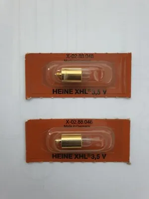$58 • Buy Heine Oem 3.5v Streak Retinoscope Bulb New In Package Pn: X-02.88.048, Lot Of 2