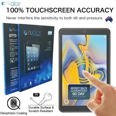 Genuine Nuglas Tempered Glass Screen Protector For Samsung Galaxy Tab A 8.0 2018 • $11.16