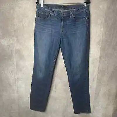 J Brand Womens Jeans Size 28 Blue Denim Aiden Ringer Boyfriend Darkwash Midrise • $17.99