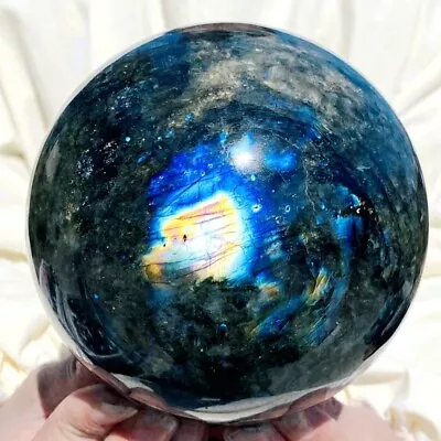 5.13LB Natural Labrador Flash Moonstone Crystal Ball Quartz Crystal Energy Ball • $0.99