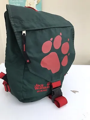 Jack Wolfskin Green Daypack Rucksack Backpack Medium “Ab-un-away” • £20