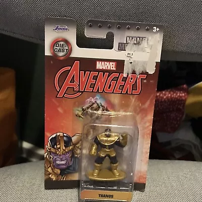 Marvel Avengers Thanos Nano Metalfigs Die-Cast Jada Toys Figure • £5.50