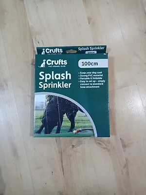 Crufts The Kennel Club Pet Splash Sprinkler Pad Outdoor Water Activity 100cm • £10.99