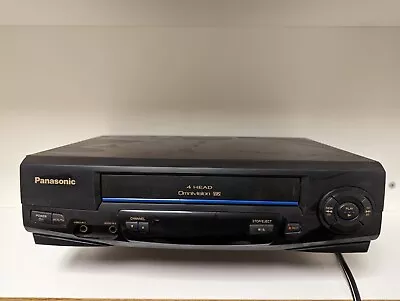 Panasonic PV-V4021 4-Head Omnivision VHS VCR. Tested. Works. No Remote. • $28.99