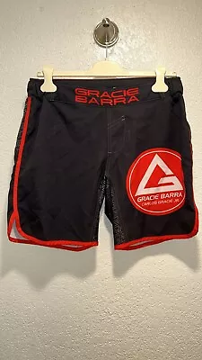 Gracie Barra Shorts Black Jiu Jitsu MMA UFC Fight Men's Size 32 • $27