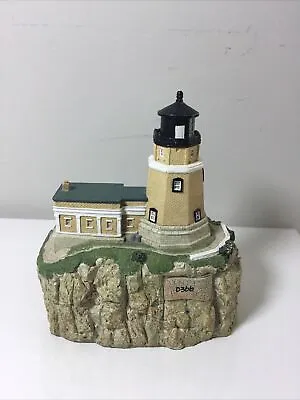 Harbour Lights Lighthouse Model Split Rock MN #412 1995 7  X 6  X 4  Excellent • £24.10