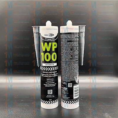 Bond IT Anthracite WP100 Silicone Sealant Rapid Cure Mastic Exterior - GP • £6.90