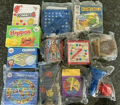McDonald’s Happy Meal Toys Hasbro / MB Mini Games Various. New In Packaging. • £2.99