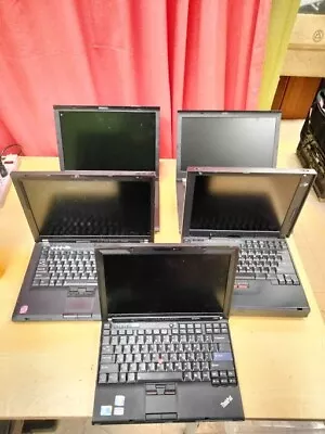 Lot Of 5 Thinkpad Laptops X201 380ED T410 T420 T400 Notebook 1017 • $93.60
