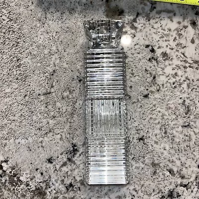 Heavy Val St Lambert Crystal Candle Holder • $35