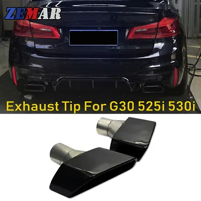 Rear Exhaust Muffler Pipe Tip For BMW 5-series G30 G38 525i 530i Stainless Steel • $232.44