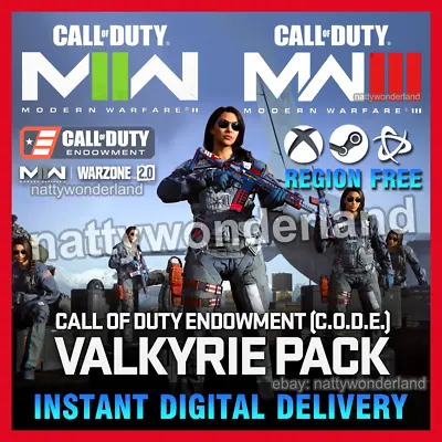 Call Of Duty Modern Warfare 2 / 3 Valkyrie Pack Weapon Operator Skin COD MW2 MW3 • $4.34