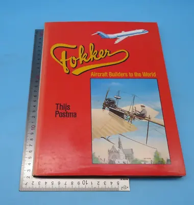 Fokker Aircraft Builders Of The World Thijs Postma Hardback Jane's 1980 • £5.50