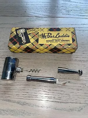 Vintage Mr. Bartender Bar Laddie Chrome Jigger-Ice Hammer-Corkscrew Ect • $19.99