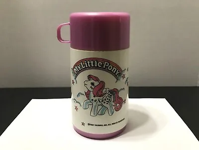 Vintage 1987 Aladdin Lunchbox - My Little Pony MLP G1 - Replacement Thermos • $15.87