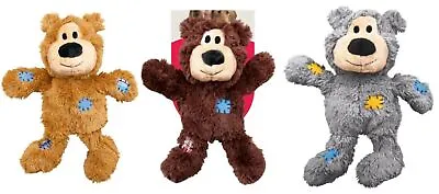 £12.99 • Buy KONG Wild Knots Bear Dog Toy Squeaky Shake Fetch Chase Play Cuddle XS S M L & XL