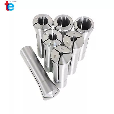 7 Piece Fractional R8 Collet Set 1/8  To 7/8  High Precision For Bridgeport • $32.01