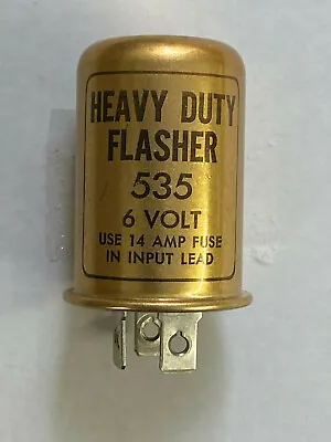 Original NOS IDEAL FLASHER  # 535  6 VOLT 3 PRONG - USA MADE Ford Chevy & Others • $20.95