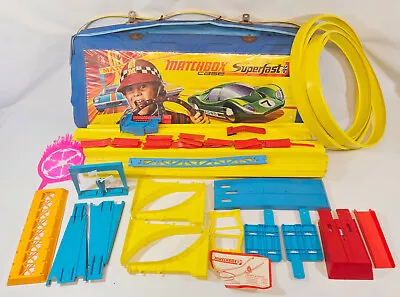 Vintage Large Matchbox Carry Case 1970 Track Carry Case Collectable Rare • £200