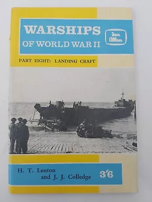 Warships Of World War II Part Eight: Landing Craft Allan Ltd • £11.98
