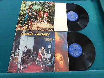 Lot Of 2 Creedence Clearwater Revival LP Records Green River Cosmos Factory Nice • $19.75