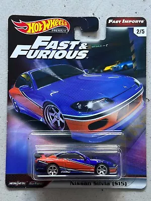 Hot Wheels Fast And Furious NISSAN SILVIA S15 Fast Imports Mona Lisa Tokyo Drift • £49.99