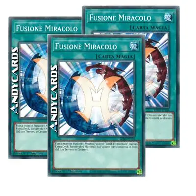 3x MIRACLE FUSION • (Miracle Fusion) • Common • LDS3 IT106 • 1Ed • Yugioh! • $1.08
