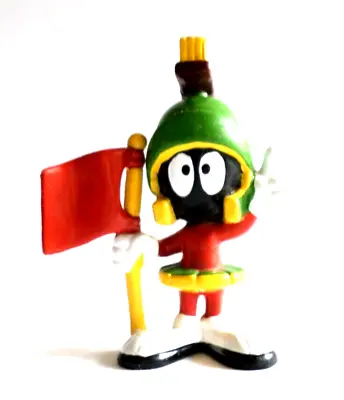 Marvin The Martian PVC Figure Looney Tunes With Flag 1988 • $8.32