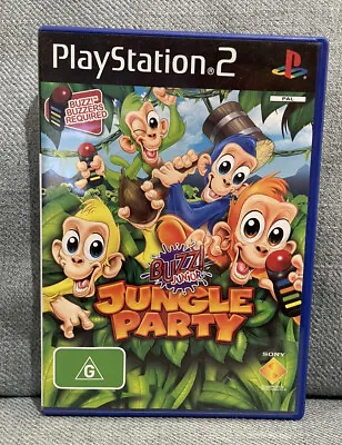 $23 • Buy Buzz! Junior Jungle Party Kids Game Sony Playstation 2 PS2 R4 PAL With Manual