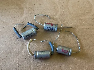 4 Vintage Micamold .01 Uf 400v PIO Tone Capacitors Oil TEST .017 Uf Guitar Tone • $20