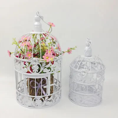 £16.94 • Buy Metal Iron Birdcage Candle Holder Tea Light Lantern For Wedding Table Decoration