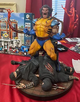 Custom LL Last Level Wolverine Vs Ninjas Rage 1/4 Scale Statue AP #12/15 Signed • $2000