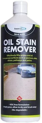 Bond It  Oil Stain Remover Driveway Car Patio Grease Cleaner Fluid BDOSR1 1L • £8.01