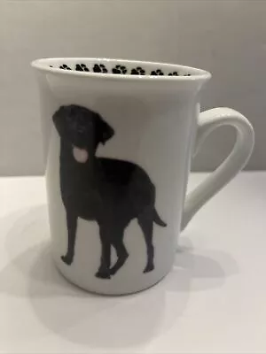 Pets Black Labrador Dog Mug Black Lab Paw Prints Dimension 9 LLC. Tall Slender • $16.99