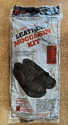 Vintage Leather Moccasin Kit Crafts 4601 Size 4  5 • $11.99