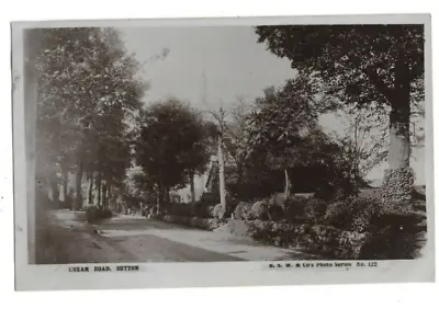 Cheam Road Sutton Surrey RP Postcard. • £7.50