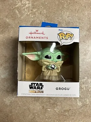 Hallmark 2021 Funko Pop Baby Yoda Child Star Wars Mandalorian Walmart Ornament • $6