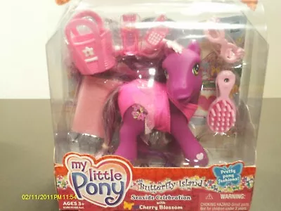 My Little Pony  Butterfly Island   Seaside Celebration CHERRY BLOSSOM  G3 Nib • $9.99