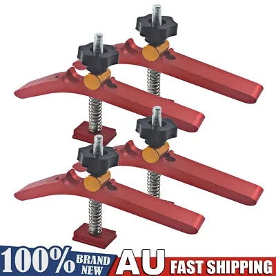 4Pcs Aluminum Alloy Woodworking Quick Acting Hold Down T-slot T-track Clamp Set • $42.99