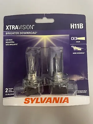 Sylvania XTRAVision H11B Headlight 2 Bulbs Pair Set H11BXV.BP2 Xtra Vision NEW • $16.14