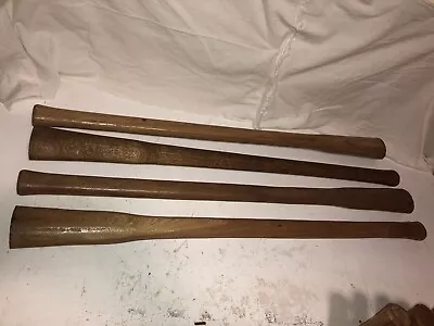 (4) Axe Spike Maul Sledge Pick Hickory HardWood Handle Link Family 36” Railroad • $28